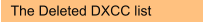 The Deleted DXCC list