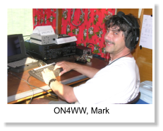 ON4WW, Marc, tijdens een velddag